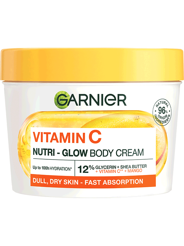 Garnier Body Food Glow Cream Mangó + C-vitamin