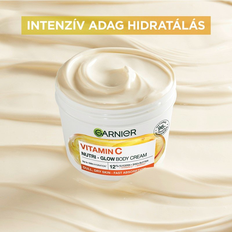 Garnier Body Food Glow Cream Mangó + C-vitamin - 4
