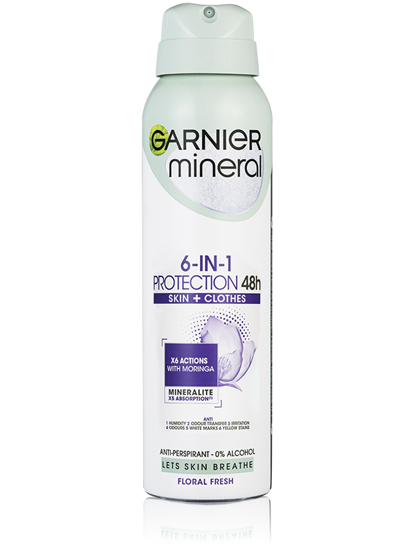 Garnier Mineral Protection 6 Floral Fresh izzadásgátló spray