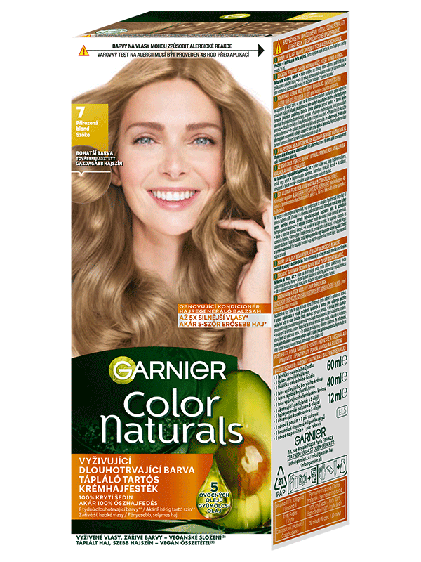 Color Naturals Tartós hajfesték 7 Szőke