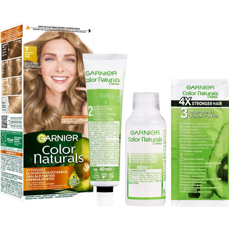 Color Naturals Tartós hajfesték 7 Szőke box
