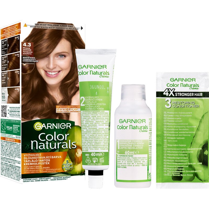 Color Naturals Tartós hajfesték 4.3 Természetes aranybarna - 2
