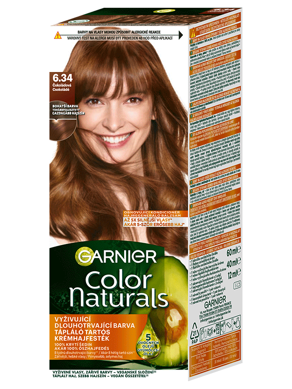 Color Naturals Tartós hajfesték 6.34 Csokoládé