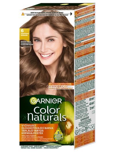 Color Naturals Tartós hajfesték 6 Sötétszőke