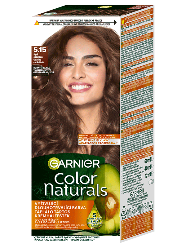 Color Naturals Tartós hajfesték 5.15 Gazdag csokoládé