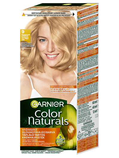 Color Naturals Tartós hajfesték 9 Természetes extra világos szőke