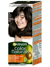 Color Naturals tartós hajfesték - 2.0 Természetes fekete