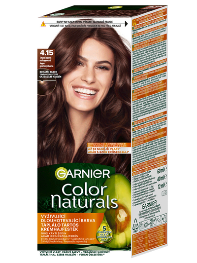 Color Naturals tartós hajfesték - 4.15 Jeges gesztenyebarna