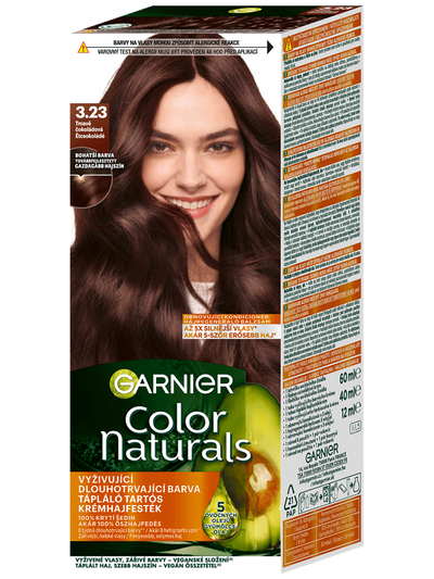 Color Naturals tartós hajfesték - 3.23 Étcsokoládé