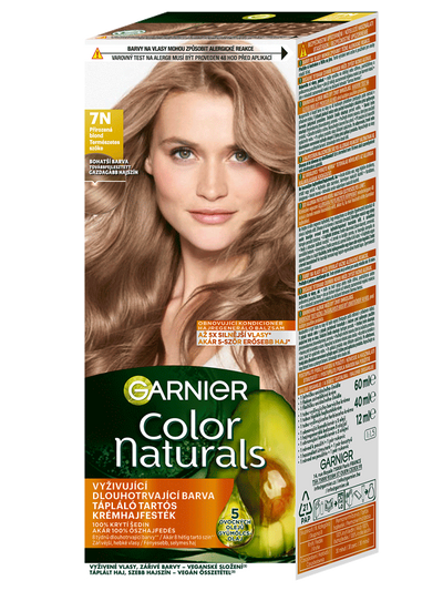 Color Naturals tartós hajfesték - 7N Természetes szőke