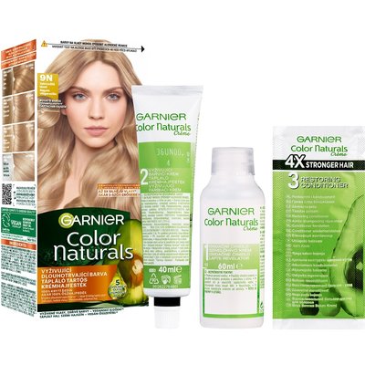 Color Naturals tartós hajfesték - 9N Nagyon világos szőke - 2