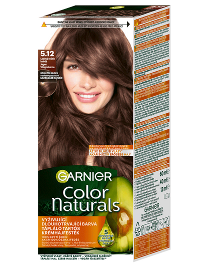 Color Naturals tartós hajfesték - 5.12 Jeges világosbarna