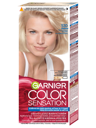 Color Sensation tartós hajfesték - S10 Platinaszőke