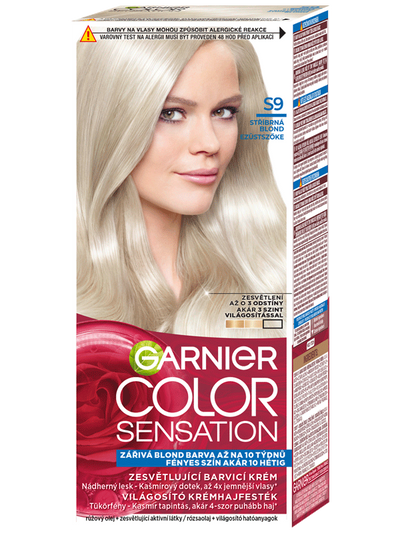 Color Sensation tartós hajfesték - S9 Ezüstszőke