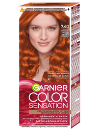 Color Sensation tartós hajfesték - 7.40 Intenzív rézvörös