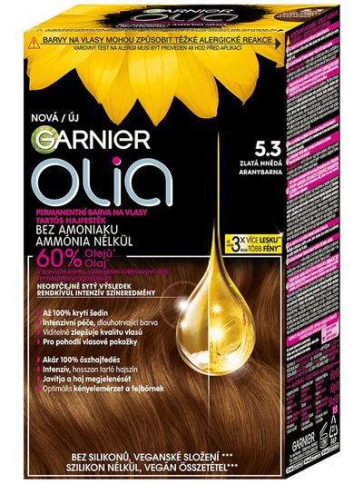 Olia tartós hajfesték 5.3 Aranybarna