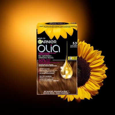 Olia tartós hajfesték 5.3 Aranybarna - 3