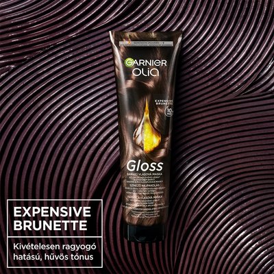 Garnier Olia Gloss - Színező hajpakolás Expensive Brunette - 9