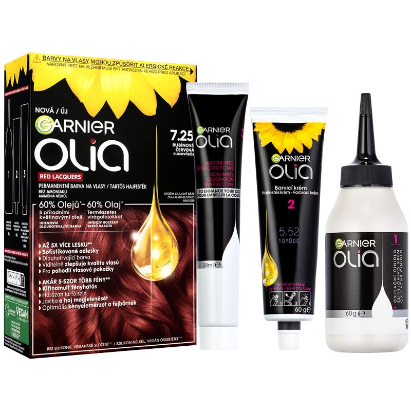 Olia 7.25 Rubinvörös - box