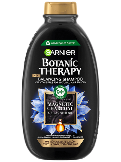 Botanic Therapy Magnetic Charcoal Kiegyensúlyozó sampon