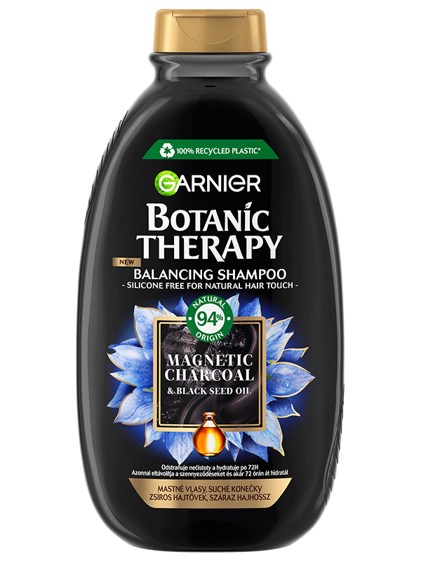 Botanic Therapy Magnetic Charcoal Kiegyensúlyozó sampon