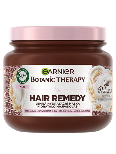 Botanic Therapy Hair Remedy Oat Delicacy hidratáló hajpakolás kimerült hajra és érzékeny fejbőrre