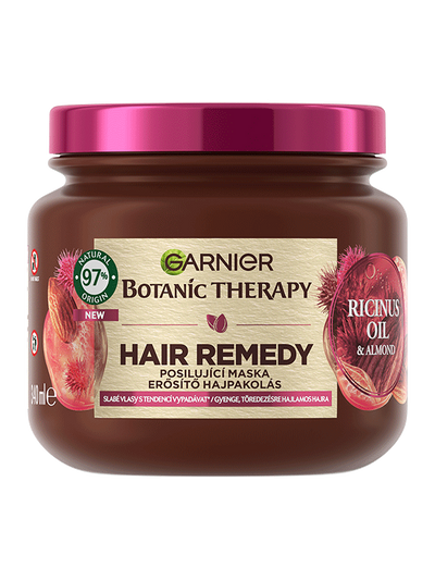 Botanic Therapy Hair Remedy Ricinusolaj & Mandulaolaj hajpakolás gyenge