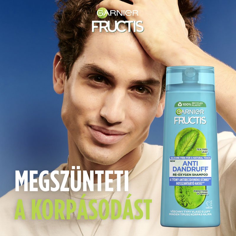 Fructis Re-Oxygen sampon minden típusú korpás hajra - 4