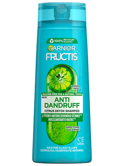 Fructis Citrus detox sampon zsíros hajra korpásodás fejbőrrel