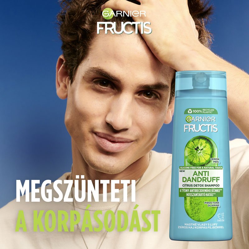 Fructis Citrus detox sampon zsíros hajra korpásodás fejbőrrel - 4