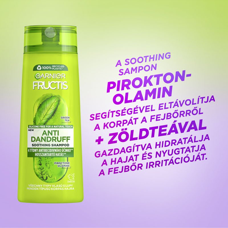 Fructis Soothing sampon minden típusú korpás hajra - 2