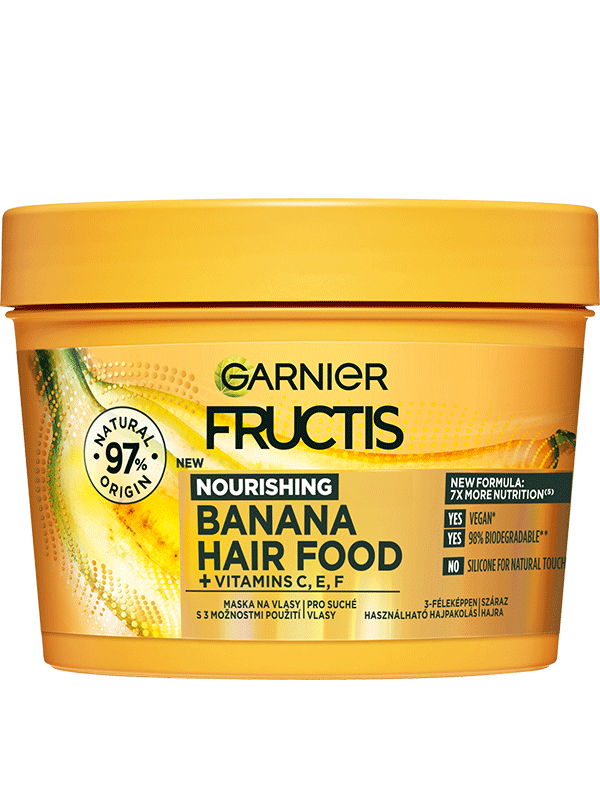 Hair Food Banana 3-féleképpen használható hajpakolás