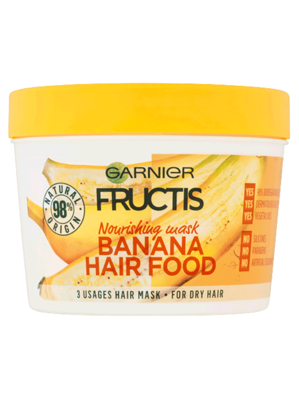 Hair Food Banana 3-féleképpen használható hajpakolás