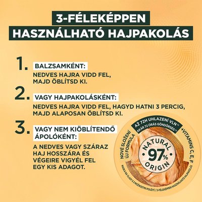 Fructis Hair Food Cocoa Butter 3-féleképpen használható hajpakolás - 4
