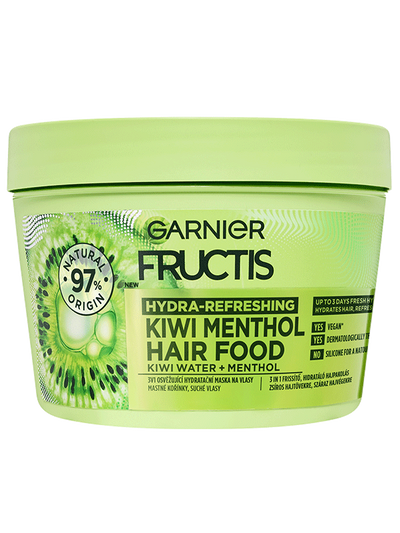 Garnier Fructis 3 az 1-ben frissítő hidratáló hajpakolás kivivel