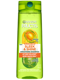 Fructis Sleek and Shine simító sampon, szöszösödő és nehezen kezelhető hajra