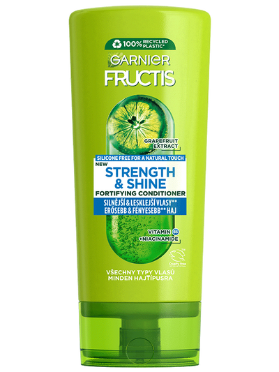 Fructis Strength & Shine Hajerősítő balzsam mindenféle gyenge és fakó hajra
