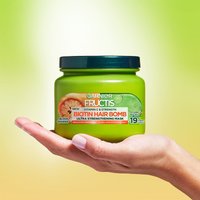 Fructis Vitamin & Strength Biotin Hair Bomb Extra erősitő hajpakolás gyenge hajra - 2