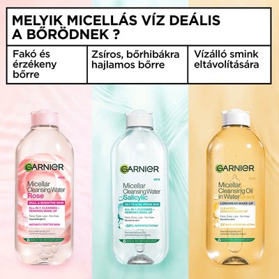 Skin Naturals micellás víz rose, 400 ml - 8