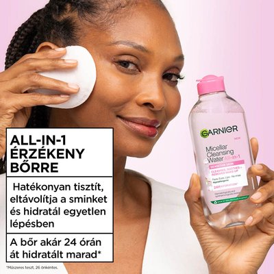 GARNIER MICELLÁS VÍZ ALL-IN-1 arctisztító 400 ml - 2