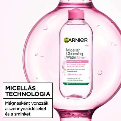 GARNIER MICELLÁS VÍZ ALL-IN-1 arctisztító 400 ml - 3