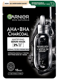 Garnier Skin Naturals Tisztító És Hidratáló Textil Maszk Tág Pórusokra