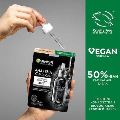 Garnier Skin Naturals Tisztító És Hidratáló Textil Maszk Tág Pórusokra - 2