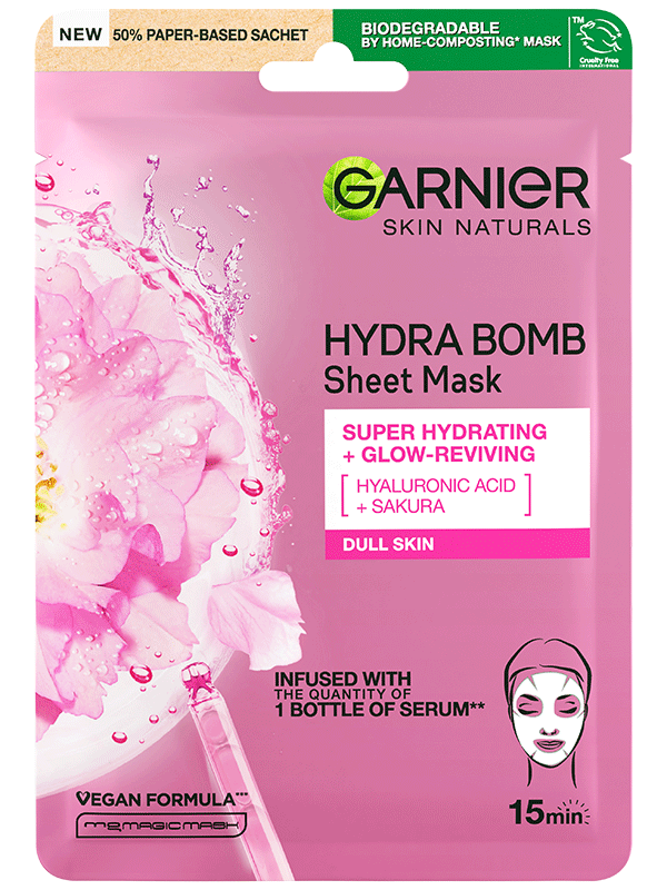 Hydra Bomb textilmaszk sakura virágokkal