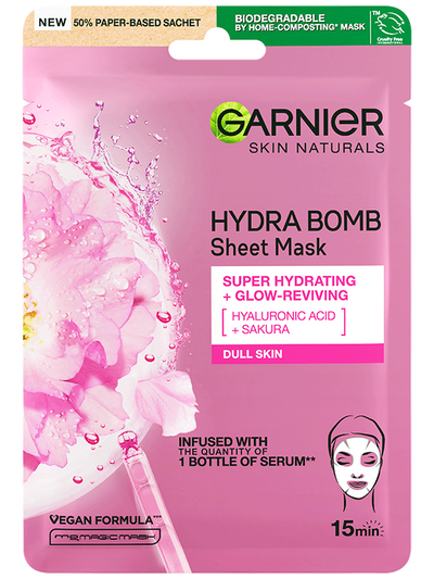 Hydra Bomb textilmaszk sakura virágokkal