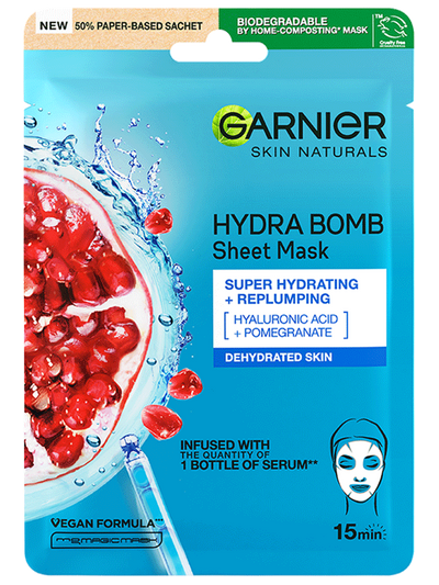 Hydra Bomb textil arcmaszk gránátalmával