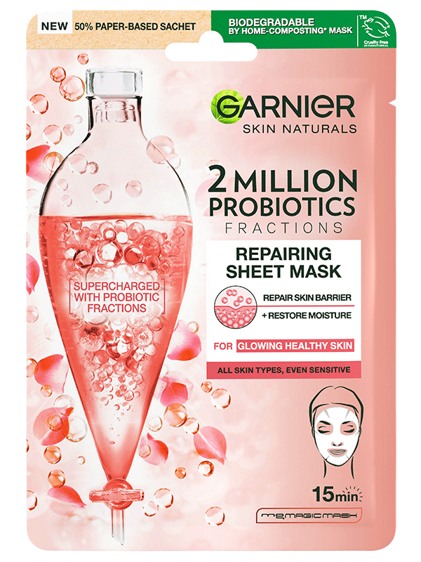 Skin Naturals Regeneráló textilmaszk 2 millió probiotikummal