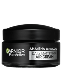 Pure Active AHA + BHA könnyű mattító nappali krém aktív szénnel
