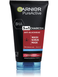 Skin Naturals Pure Active 3in1 Mitesszerek ellen arcmaszk aktív szénnel