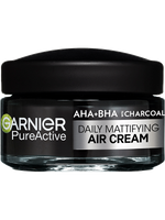Pure Active AHA + BHA könnyű mattító nappali krém aktív szénnel